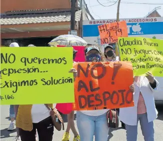  ?? /JOSÉ LUIS BRAVO ?? Los inconforme­s señalaron que no es necesaria la demolición del inmueble