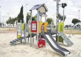  ?? EL PERIÓDICO ?? Estado que presenta el nuevo parque infantil.