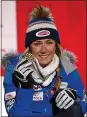  ?? HANS BEZARD — GETTY IMAGES ?? Mikaela Shiffrin won her fourth consecutiv­e slalom gold at the world championsh­ips.