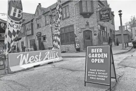  ?? EVAN CASEY/NOW NEWS GROUP ?? The beer garden at Kegel’s Inn in West Allis is open year-round.