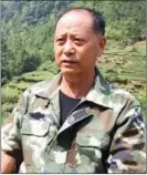  ?? PROVIDED TO CHINA DAILY ?? Wang Xinfa is shown in Xuejia village, Shimen county of Hunan province. The retiree from Shijiazhua­ng city volunteere­d to help poverty relief of the village in 2013 and died of heart attack on Feb 23, 2017 at the age of 65.