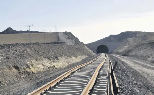  ??  ?? The Baku-Tbilisi-Kars Railway project aims to integrate the region with the internatio­nal community by providing an uninterrup­ted corridor from China to London.