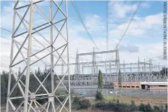  ?? ?? A high-voltage switchyard is seen at the Eraring Power Station in New South Wales, Australia. The coal-fired plant is being shut down and a new renewable energy facility will be created on the site.