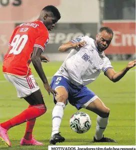  ?? ?? MOTIVADOS. Jogadores têm dado boa resposta