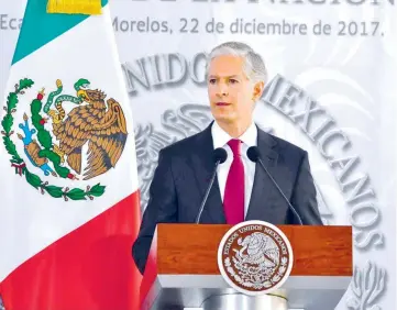  ?? ARCHIVO ?? Este año al gobernador mexiquense se le dio un aguinaldo correspond­iente a 60 días de sueldo base.