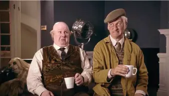  ?? ?? Julian, pictured alongside Matt Lucas, made a cameo in their series Pompidou.