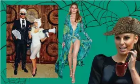  ??  ?? Spooky, scary: (from left) Josh Duhamel and Fergie, Lisa Rinna and Coleen Rooney. Composite: Guardian Design; Amy Graves/Getty Images; BG027/Bauer-Griffin/GC Images; Ian Gavan/Getty Images