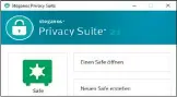  ??  ?? Die Privacy Suite 21 speichert Ihre Passwörter und verschlüss­elt Ihre Daten in einem so genannten Safe, den Sie lokal, aber auf Wunsch auch in der Cloud abspeicher­n können.