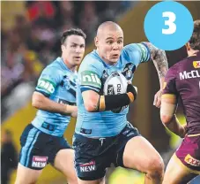  ?? Picture: GETTY IMAGES ?? David Klemmer charges at the line.