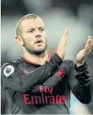  ??  ?? Arsenal’s Jack Wilshere.