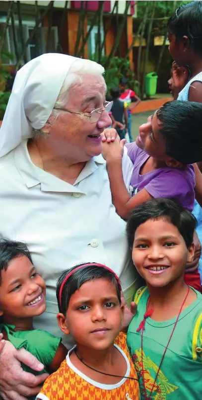 Hna. Primitiva Vela, fundadora del el centro Ankur Children's Home,