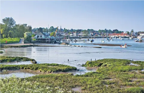  ?? ?? iWoodbridg­e on the River Deben was the
starting point for walker Sarah Baxter, right