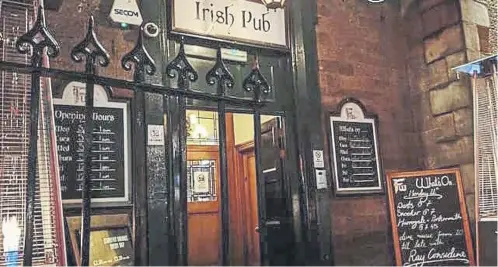  ?? ?? Finnegan’s Wake is one of seven pubs in Edinburgh run by Stonegate