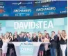  ??  ?? Employees and guests of DavidsTea celebrate the company’s IPO in 2015.