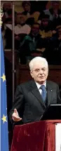  ??  ?? Sergio Mattarella