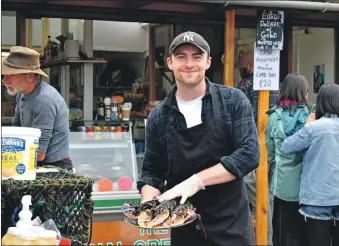  ??  ?? Tony Monaghan is thrilled to be welcoming customers back to The Green Shack.