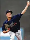  ?? ROGELIO V. SOLIS / AP ?? Left-handed ace Kolby Allard had a 3.18 ERA with Double-A Mississipp­i.