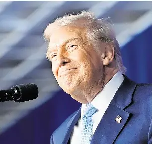  ?? FOTO: ALEX BRANDON/AP/DPA ?? Geplant ist ein „Friedensra­t“: Vorsitzend­er des Gremiums soll Us-präsident Donald Trump sein.