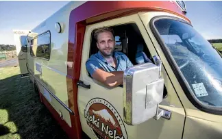  ?? PHOTO: ANDY JACKSON/STUFF ?? Kristian Pilgrim drives to communitie­s all around the mountain educating smokers.