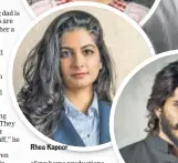  ??  ?? Rhea Kapoor