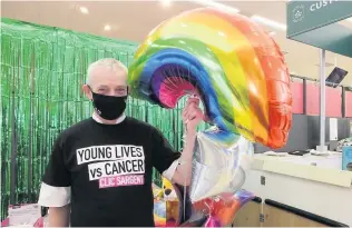  ??  ?? CLIC Sargent
David Jamieson shares the message for the cancer charity