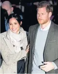  ??  ?? > Harry and Meghan this week