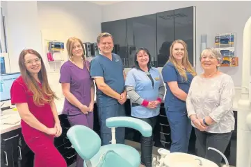  ?? ?? SMILES BETTER: First Alba Healthcare’s new technology will give the firm some of the most digitised surgeries in Scotland.