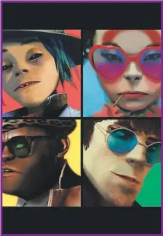  ??  ?? La banda británica Gorillaz estrena “The Now Now”,