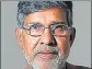  ??  ?? Kailash Satyarthi