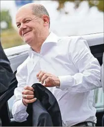  ?? ?? SCHOLZ. Se prepara para asumir como canciller a fin de año.