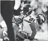  ?? DAVID ZALUBOWSKI THE ASSOCIATED PRESS ?? Seattle Seahawks quarterbac­k Russell Wilson has asked for one play modificati­on in particular.