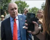  ?? SUSAN WALSH — THE ASSOCIATED PRESS ?? Senior White House economic adviser Larry Kudlow speaks to reporters Friday at the White House in Washington.