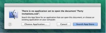  ??  ?? It’s a good idea to save a copy of files to a more future-proof format, unless you want to suffer the above alert box.