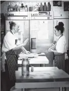  ?? PHOTOS: PAUL MASSON ?? Kirsten Gilmour at work in the kitchen at Mountain Cafe in Aviemore Scotland.