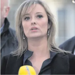  ??  ?? Mairia Cahill says Sinn Fein’s Mary Lou McDonald smirked at her