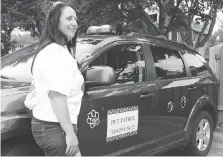  ?? DONALD MCARTHUR ?? Rose Owens of Pet Patrol cruises through parking lots on hot days looking for dogs left in sweltering vehicles.