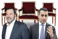  ??  ?? Vicepremie­r Matteo Salvini e Luigi Di Maio, capi di Lega e M5S