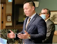  ?? CORY SMITH FILES ?? A spokespers­on for Stan Cho, Ontario’s minister of long-term care, says the province is making “historic investment­s” in LTC.