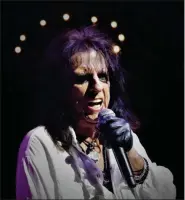  ?? SUBMITTED PHOTO - RODEO MARIE HANSON ?? Alice Cooper on stage at PPL Center in Allentown on July 17.