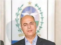  ?? DANIEL CASTELO BRANCO ?? Witzel afirmou que pretende manter a CGU, mesmo sem a Secretaria