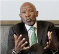  ?? ?? Lesetja Kganyago the Governor of the South African Reserve Bank.