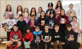  ??  ?? Third and fourth Classes pictured during World Book Day at St. Brendan’s National School, Rathcoole.