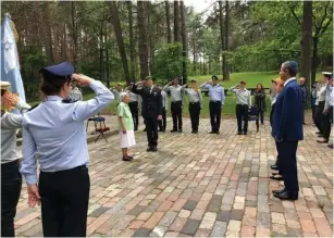  ?? (Courtesy) ?? A DELEGATION of 38 IDF officers explore Jewish heritage sites in Lithuania and Latvia last week as part of the seven-day-long MAHUT project.