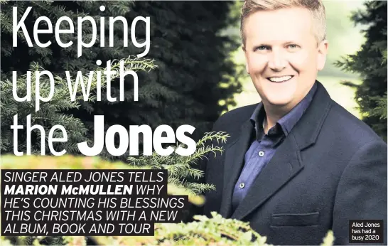  ??  ?? Aled Jones has had a busy 2020