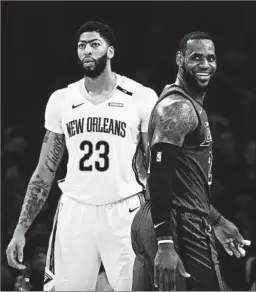  ?? JAE C. HONG/AP ?? The Pelicans have reportedly agreed to trade Anthony Davis, Lakers.