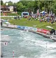  ?? Foto: Fred Schöllhorn ?? Der Eiskanal wird wegen der Kanu WM modernisie­rt.