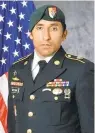  ?? US ARMY ?? This undated photo provided by the U.S. Army shows U.S. Army Staff Sgt. Logan Melgar Green Beret, who died in 2017.