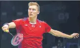  ?? AFP ?? n No. 1 Viktor Axelsen has been learning Mandarin for four years.