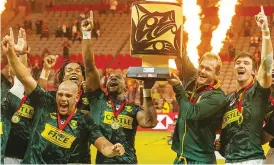  ??  ?? Confidence boost: South Africa triumph in Vancouver