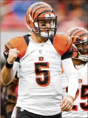  ?? EZRA SHAW / GETTY IMAGES ?? AJ McCarron on unrestrict­ed free agency: “I was going to be blessed either way because you’re still in the league ... able to play the game for a living.”